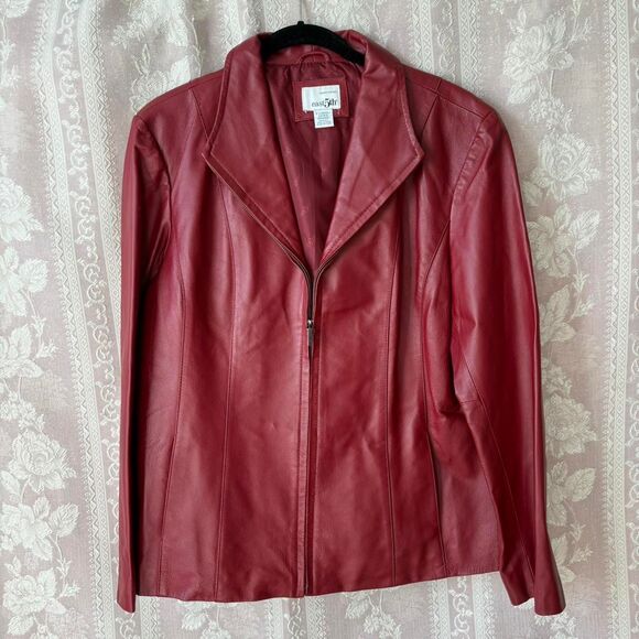 East 5th Women's Dark Red Jacket - Picture 2 of 8